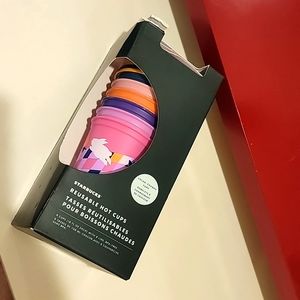 Starbucks 2023 Easter Color Changing Reusable Cups 6-pack Hot Cold Travel nwt